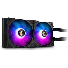 Aorus WATERFORCE 280 Liquid Cooling System - High-Performance 140mm Processor Cooler - Black - 1-Pack (SKU: 4719331552367)